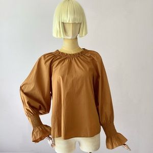 Doen Harper in Golden Hour Blouse Top SZ S